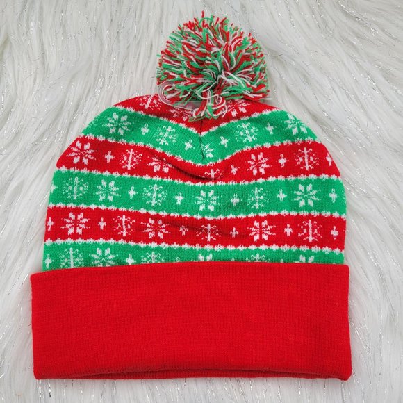 Elf PomPom Beanie Hat main image 5